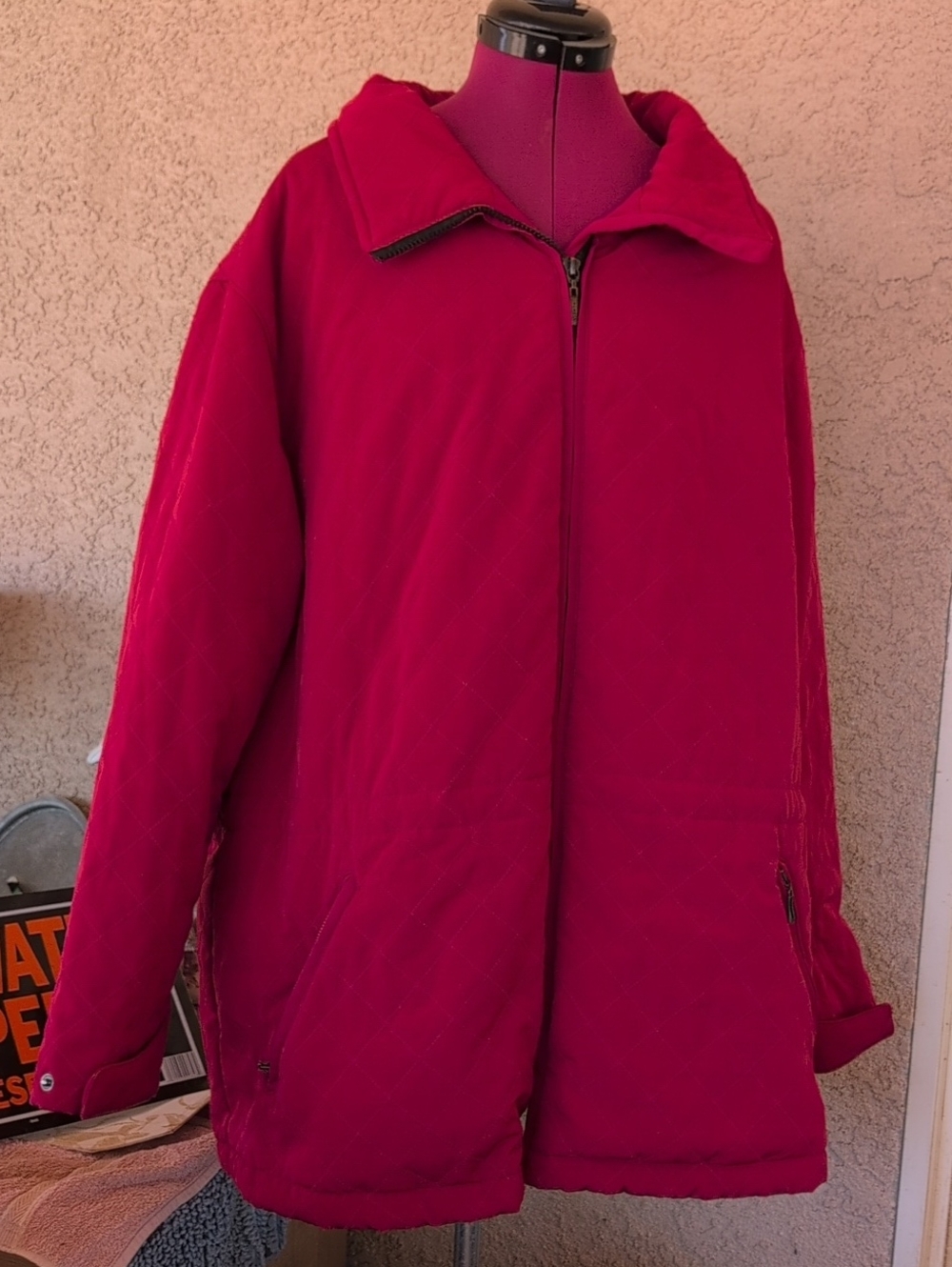 Pacific Trail Women's Quilted Puffer Jacket W Removable Hood Sz 2 X